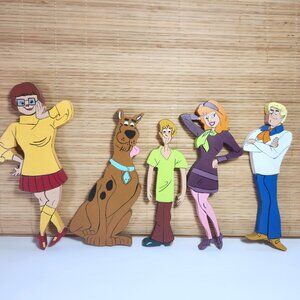 Scooby Doo Wooden Cutouts Wall Hangings Daphne Velma Shaggy Fred Scooby